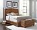 Laughton Hand-Woven Banana Leaf California King Bed Amber by Coaster