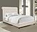 Devon 57-inch Upholstered Panel Bed Beige by Coaster