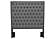 Camille Tall Tufted Eastern King Headboard Grey by Coaster
