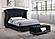 Barzini Eastern King Tufted Upholstered Bed Black by Coaster