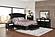 Barzini California King Tufted Upholstered Bed Black by Coaster