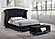 Barzini Tufted Rectangular Trunk with Nailhead Black by Coaster