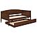 Bozeman Wood Twin Daybed w/Trundle Medium Walnut by Coaster