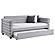 Patricia Boucle Upholstered Twin Daybed w/Trundle Grey by Coaster