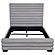 Patricia 58-inch Boucle Upholstered Bed Grey by Coaster