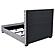 Patricia 58-inch Boucle Upholstered Bed Grey by Coaster