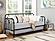 Marina Twin Metal Daybed with Trundle Black by Coaster