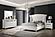 Barzini 4-piece California King Upholstered Tufted Bedroom Set White by Coaster