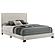 Dorian Fabric Upholstered Panel Bed Cream by Coaster