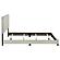 Dorian Fabric Upholstered Panel Bed Cream by Coaster