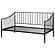 Newbury Metal Twin Daybed Frame Matte Black by Coaster