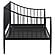 Newbury Metal Twin Daybed Frame Matte Black by Coaster