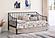 Newbury Metal Twin Daybed Frame Matte Black by Coaster