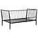 Richland Metal Twin Daybed Frame Matte Black by Coaster