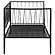 Richland Metal Twin Daybed Frame Matte Black by Coaster