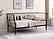 Richland Metal Twin Daybed Frame Matte Black by Coaster