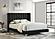 Kendall Upholstered Tufted Eastern King Panel Bed Black by Coaster