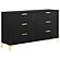 Kendall 5-piece Upholstered Tufted Queen Bedroom Set Black by Coaster