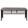 Livingston Upholstered Bench Brown and Dark Bronze by Coaster
