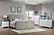 Wren Upholstered Queen Platform Bed Grey by Coaster