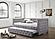 Mockern Tufted Upholstered Daybed with Trundle Grey by Coaster