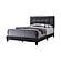 Mapes Tufted Upholstered Eastern King Bed Charcoal by Coaster