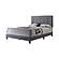 Mapes Tufted Upholstered Twin Bed Grey by Coaster