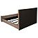 Senna Upholstered Audio Flame Visualizer Bed Brown by Coaster