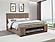 Senna Upholstered Audio Flame Visualizer Bed Brown by Coaster