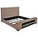 Senna Upholstered Audio Flame Visualizer Bed Brown by Coaster