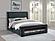 Preston Upholstered Audio Flame Visualizer Bed Blue by Coaster