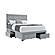 Soledad Queen 4-drawer Button Tufted Storage Bed Light Grey by Coaster