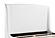 Mosby Upholstered Curved Headboard Eastern King Platform Bed White by Coaster
