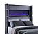 Tisdall Upholstered Flame Visualizer Bed Grey by Coaster