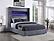 Tisdall Upholstered Flame Visualizer Bed Grey by Coaster