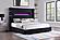 Tisdall Upholstered Flame Visualizer Bed Black by Coaster