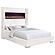 Tisdall Upholstered Flame Visualizer Bed Cream by Coaster