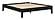 Hounslow Platform Full Bed Black by Coaster