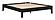 Hounslow Platform Eastern King Bed Black by Coaster