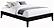 Hounslow Platform California King Bed Black by Coaster