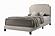 Tamarac Upholstered Nailhead Queen Bed Beige by Coaster