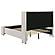 Alamosa Boucle Upholstered Wingback Bed White by Coaster