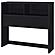 Westpark 49-inch Full Bookcase Headboard Black by Coaster
