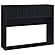 Westpark 49-inch Queen Bookcase Headboard Black by Coaster