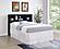 Westpark 49-inch Queen Bookcase Headboard Black by Coaster