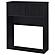 Westpark 49-inch Twin Bookcase Headboard Black by Coaster