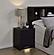 Westpark 2-Drawer Nightstand LED Lights and USB Black by Coaster