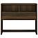 Westpark 49-inch Full Bookcase Headboard Dark Pine by Coaster