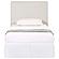 Pirro Upholstered Twin Panel Headboard Sand by Coaster