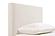 Pirro Upholstered Twin Panel Headboard Sand by Coaster